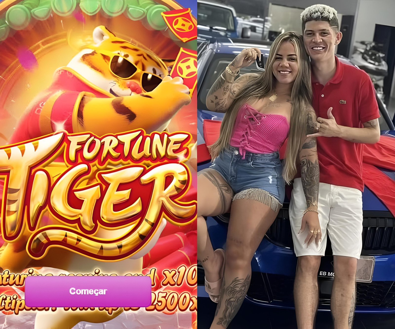 Casal de influencers do 'Jogo do Tigre' foi detido em hotel que